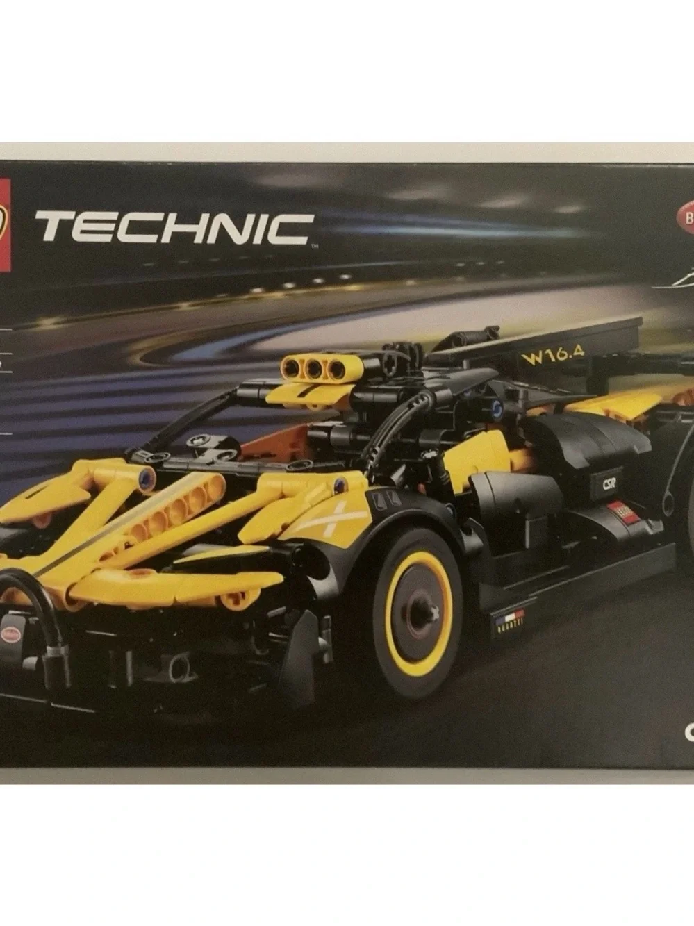Lego Technic 42151 Bugatti Bolide 905 Pieces Set Yellow Car Racing Building Toy